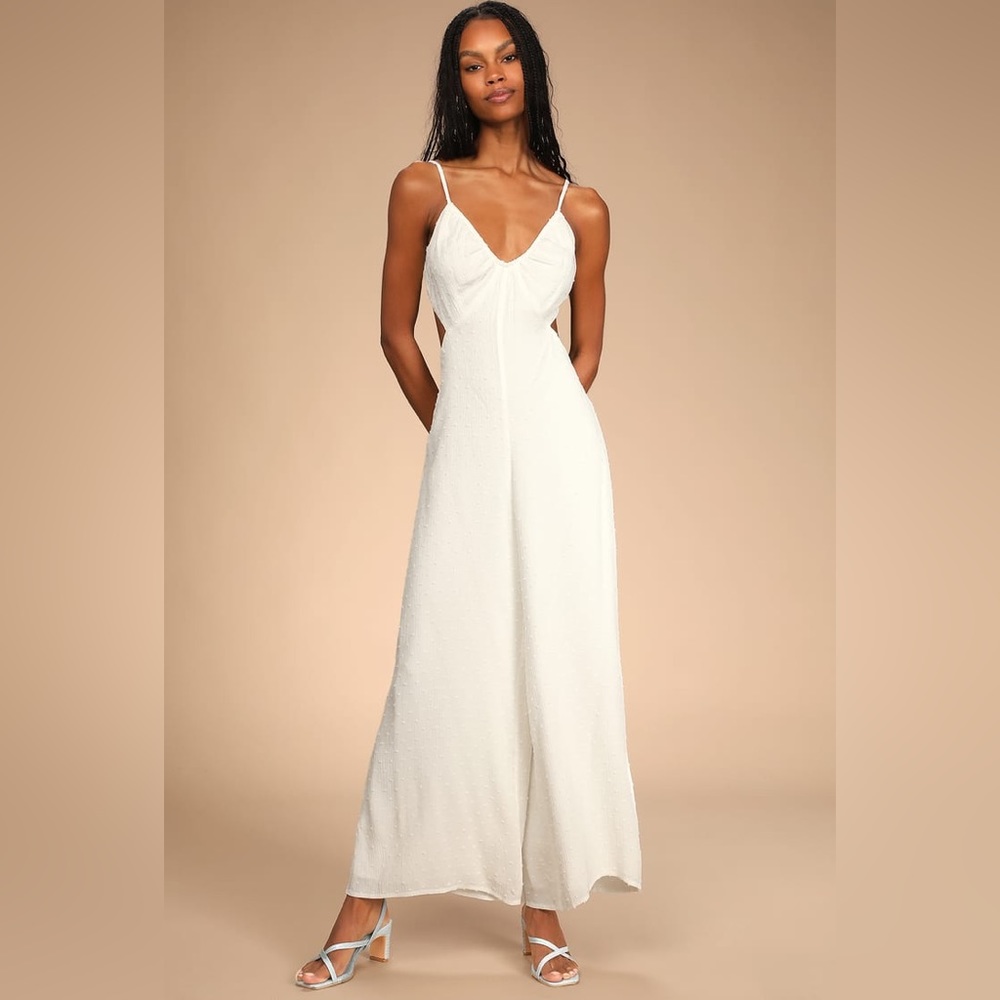 LULUS NEW WITH TAGS. White jump suit